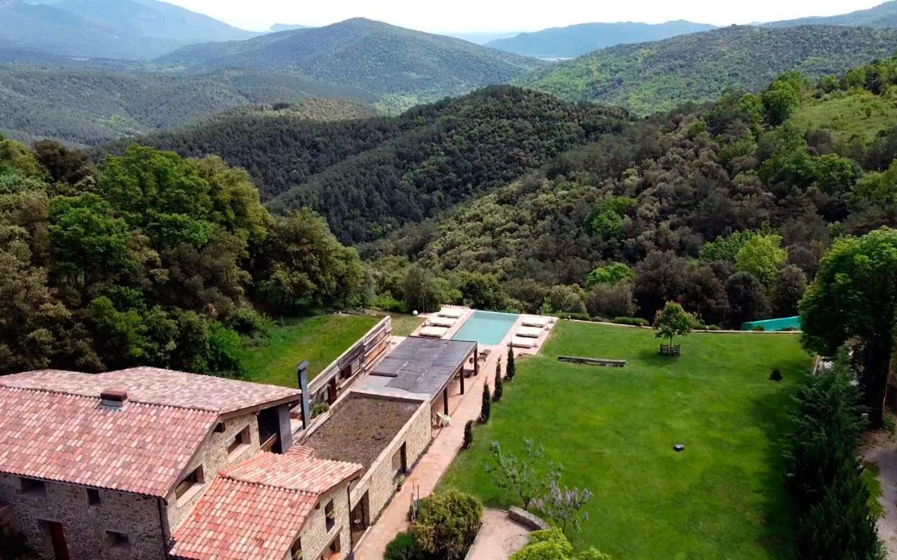 Masia el Puig Guest House La Vall de Bianya Bagian luar foto